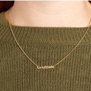 Ban.do Good Intentions Collection Gratitude Necklace